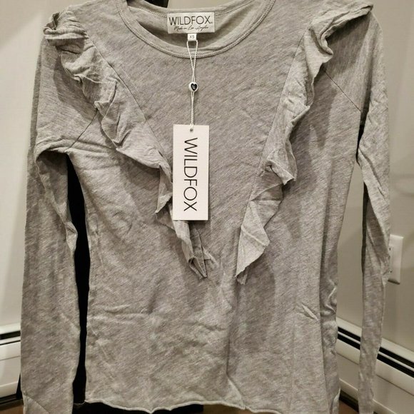 WILDFOX LONGSLEEVE TOP SIZE XS NEW - Picture 1 of 3